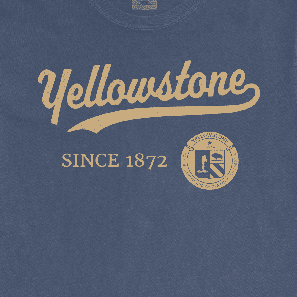 Yellowstone Script Tee — Weekend Trip Designs